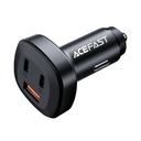 Auto punjač Acefast B3, 66W, 2x USB-C + USB (crni)