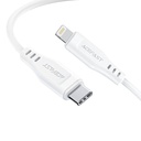 Kabel USB MFI Acefast C3-01, USB-C na Lightning, 30W, 1.2m (bijeli)