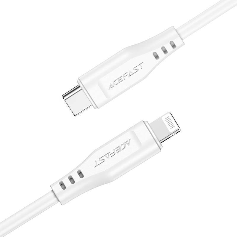 Kabel USB MFI Acefast C3-01, USB-C na Lightning, 30W, 1.2m (bijeli)