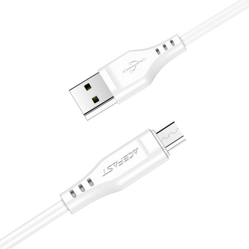 USB mikro kabel na USB-A, Acefast C3-09 1,2 m, 60 W (bijeli)