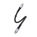 Kabel USB-C na Lightning Dudao 20 W PD 0,23 m (crni)