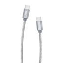 USB-C na USB-C kabel Dudao L5ProC PD 45W, 1m (sivo)