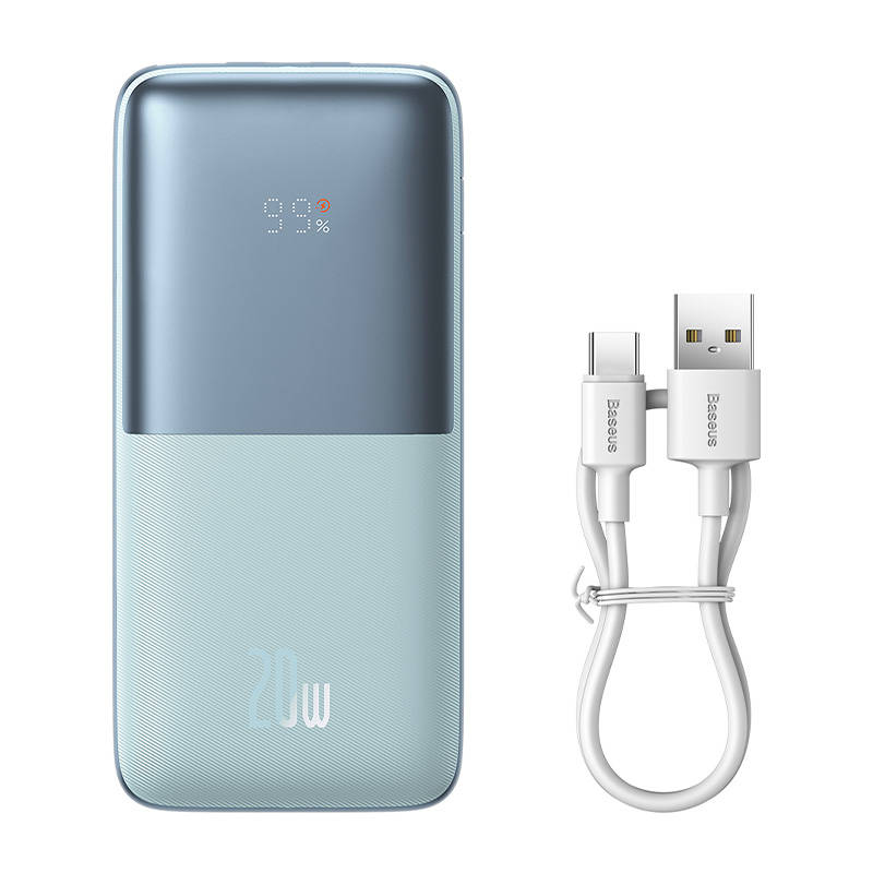 Powerbank Baseus Bipow Pro 10000mAh, 2xUSB, USB-C, 20W (plavi)