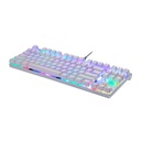 Mehanička gaming tipkovnica Motospeed CK101 RGB (bijela)