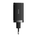 Zidni punjač Baseus GaN5 Pro 2xUSB-C + USB, 65W (crni)