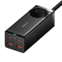 Baseus GaN3 Pro zidni punjač / Powerstrip 2xUSB + 2xUSB-C + AC, 100W (crni)