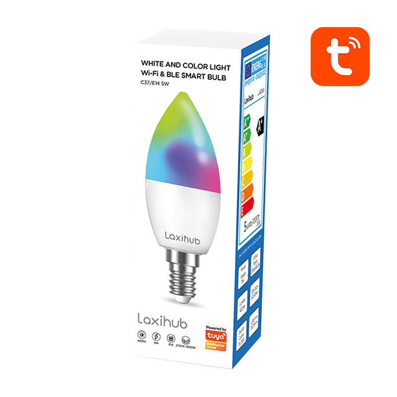 Pametna Led žarulja Laxihub LAE14S (2 komada) WiFi Bluetooth Tuya