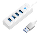 Orico Hub adapter USB na 4x USB 3.0, 5 Gbps, 0,15 m (bijeli)