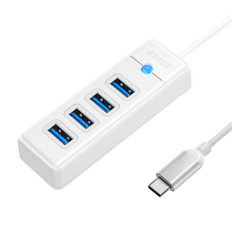 Orico Hub adapter USB-C na 4x USB 3.0, 5 Gbps, 0,15 m (bijeli)