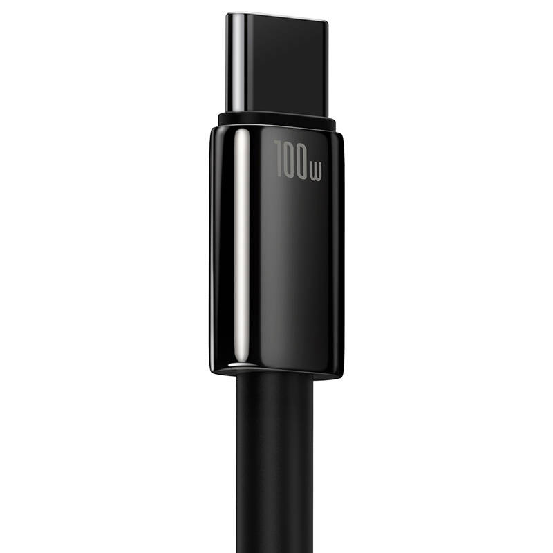 Baseus Tungsten Gold kabel USB na USB-C, 100W, 1m (crni)