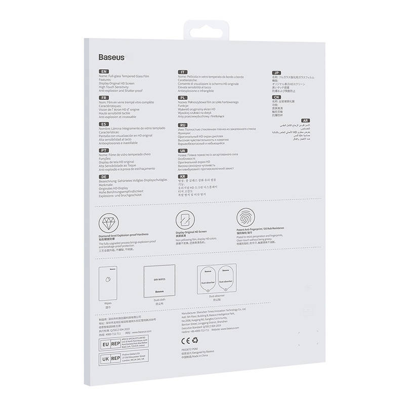 Kaljeno staklo 0,3 mm Baseus za iPad 11" / 10,9" (2kom)