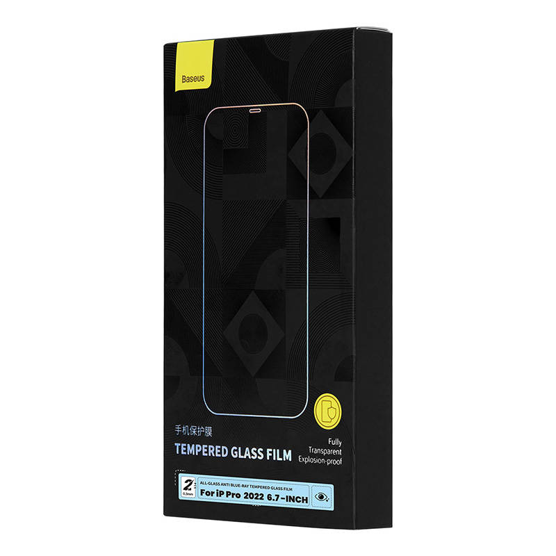 Baseus Tempered Glass Anti-blue light 0.3mm za iPhone 14 Pro Max (2kom)