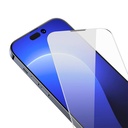 Baseus Crystal Tempered Glass otporan na udarce i prašinu 0,3 mm za iPhone 14 Pro (2 kom)