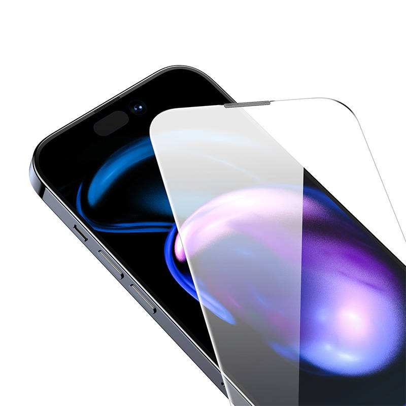 Baseus Crystal Tempered Glass otporan na udarce i prašinu 0,3 mm za iPhone 14 Pro Max (2kom)