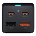 Baseus GaN3 Pro zidni punjač / PowerStrip 2xUSB + 2xUSB-C + AC, 65W