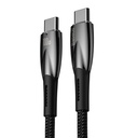 USB-C kabel za USB-C Baseus Glimmer Series, 100 W, 1 m (crni)