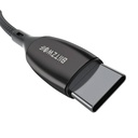 USB-C na USB-C kabel BlitzWolf BW-TC23, sa zaslonom, 100W, 0,9m (crni)