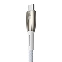 USB kabel za USB-C Baseus Glimmer Series, 100W, 1m (bijeli)