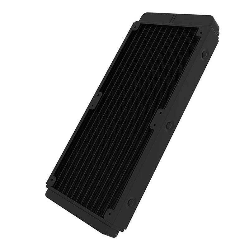 Vodeno hlađenje računala Darkflash DA240 LED 2x 120x120 (crno)