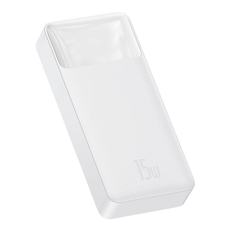 Powerbank Baseus Bipow 20000mAh, 15W (bijela)