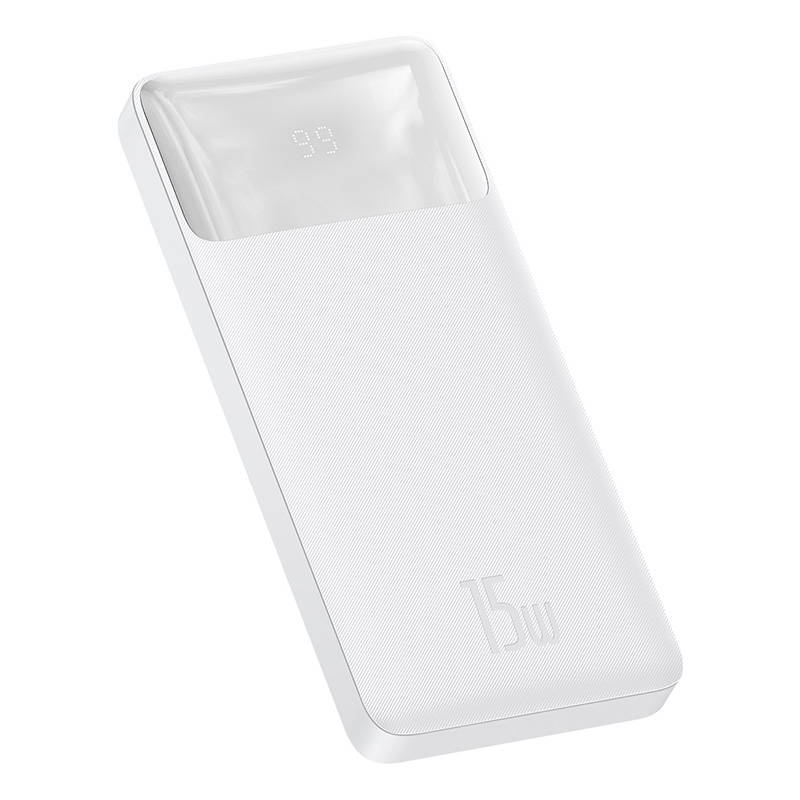 Powerbank Baseus Bipow 10000mAh, 15W (bijeli)