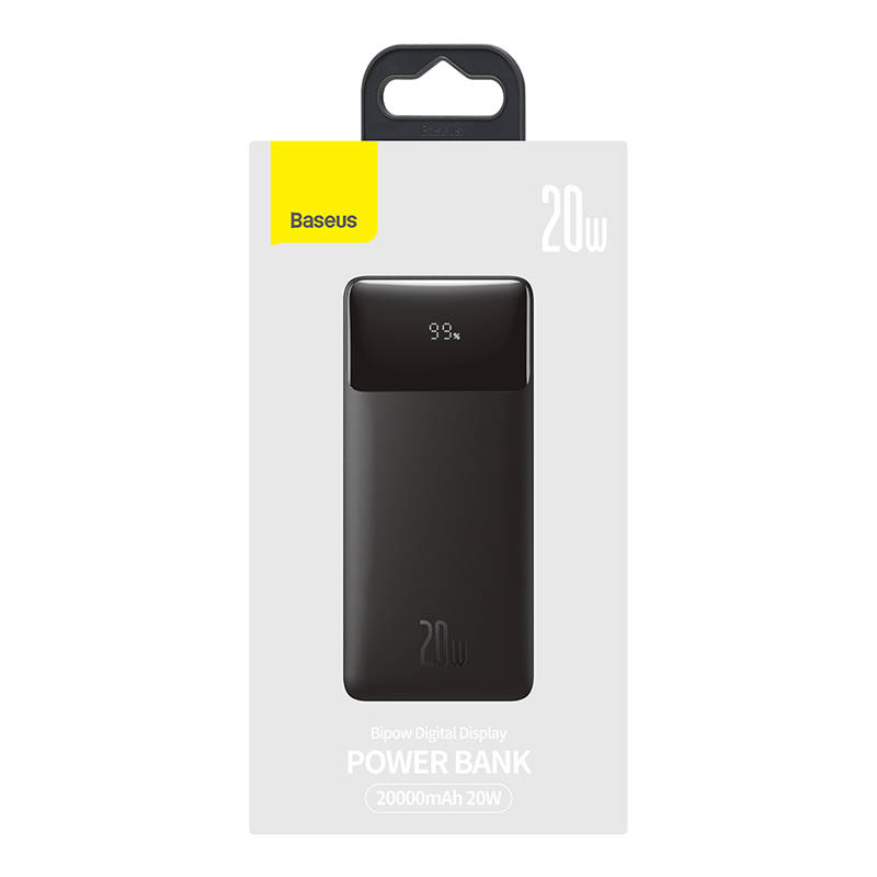 Powerbank Baseus Bipow 20000mAh, 20W (crni)