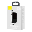 Powerbank Baseus Qpow PRO s kabelom, 10000mAh, 22,5W (crna)