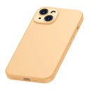 Baseus Liquid Silica Gel Case za iPhone 14 Plus (sunglow)+ kaljeno staklo + set za čišćenje