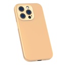 Baseus Liquid Silica Gel Case za iPhone 14 Pro (Sunglow)+ kaljeno staklo + set za čišćenje