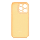 Baseus Liquid Silica Gel Case za iPhone 14 Pro Max (Sunglow)+ kaljeno staklo + set za čišćenje