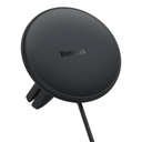 Baseus CW01 magnetski držač za auto telefon na ventilacijsku rešetku s auto punjačem USB-C, 15W + 25W (crni)