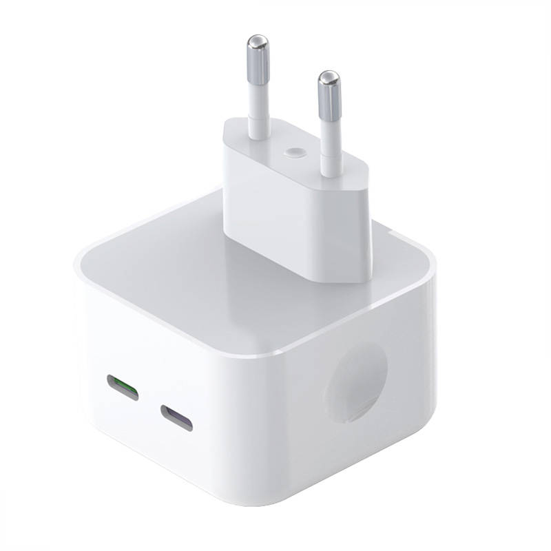 Zidni punjač XO L102, 2x USB-C, 35W (bijeli)