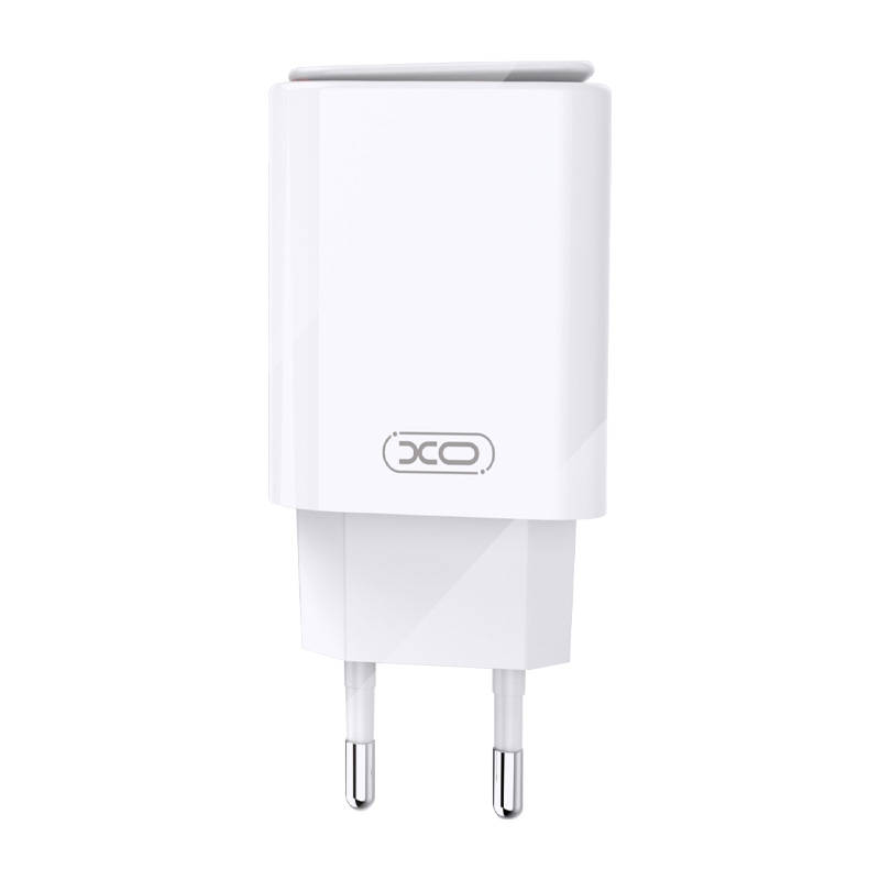 Zidni punjač XO L90B, USB-C, PD 20W + QC 3.0 18W (bijeli)