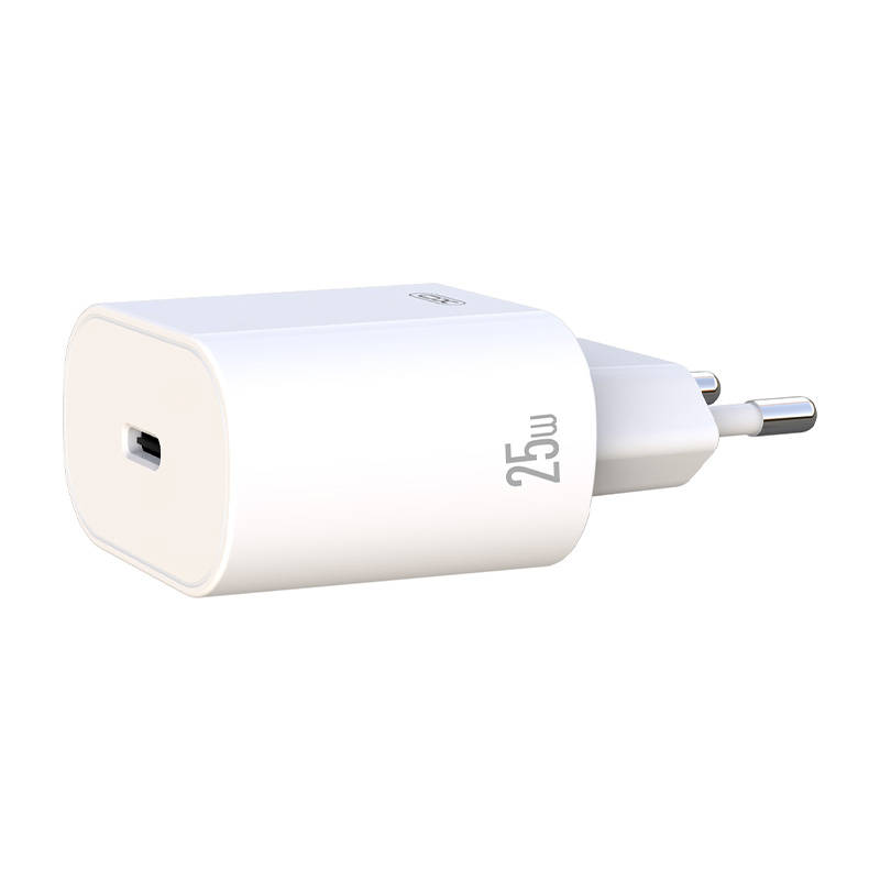 Zidni punjač XO L91, USB-C, 25W + USB-C na Lightning kabel (bijeli)