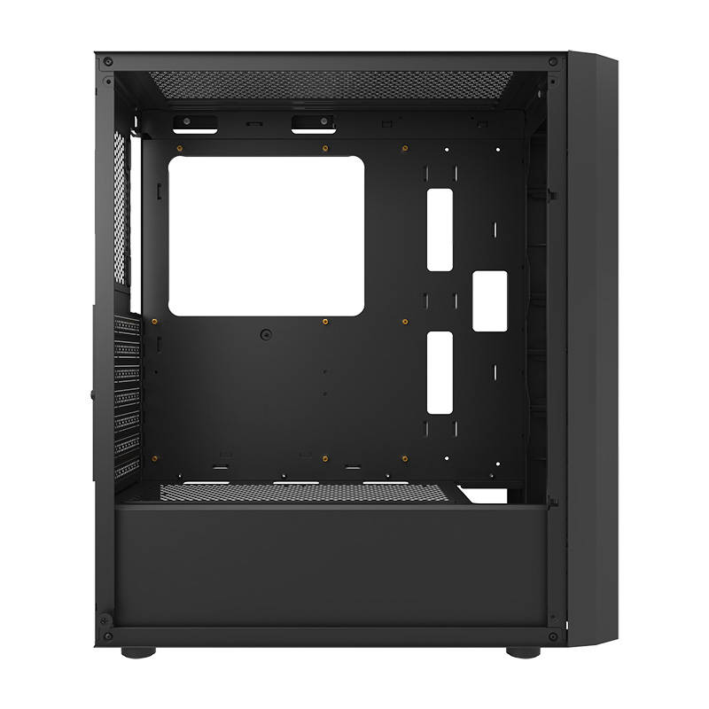 Kućište za računalo Darkflash DK351 + 4 ventilatora (crno)