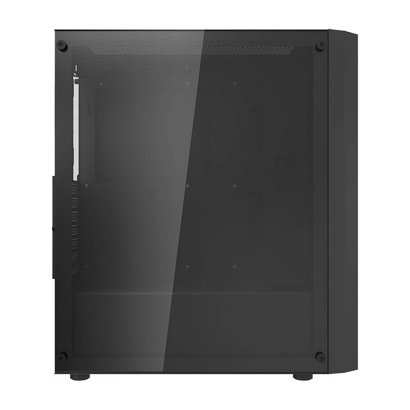 Kućište za računalo Darkflash DK351 + 4 ventilatora (crno)