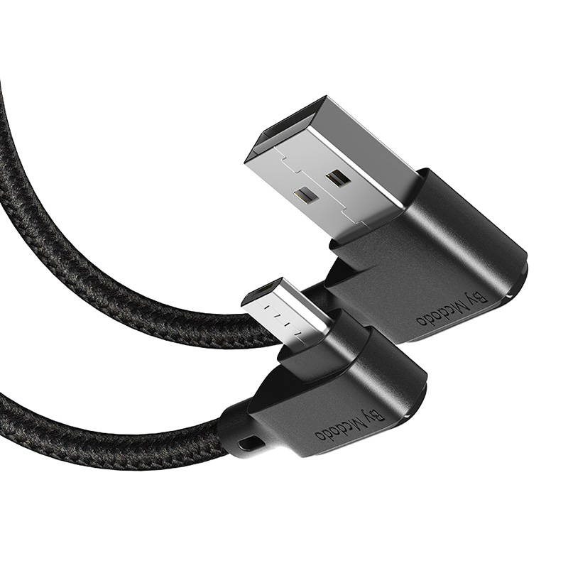 USB na Micro USB kabel, Mcdodo CA-7530, kutni, 1,2 m (crni)