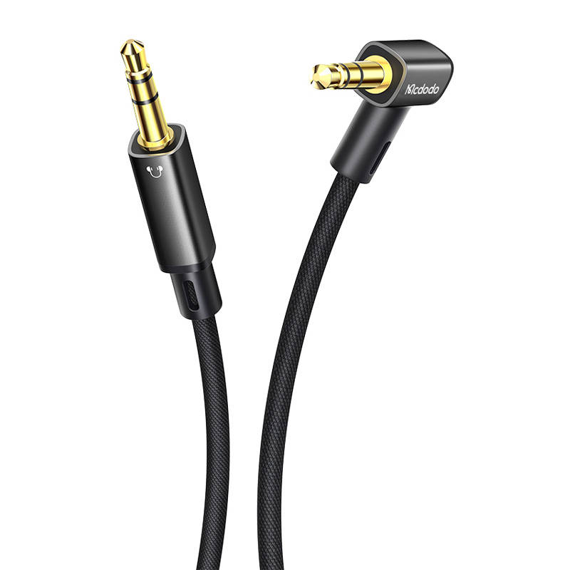 AUX mini jack 3.5mm kabel Mcdodo CA-7590, kutni, 1.2m (crni)