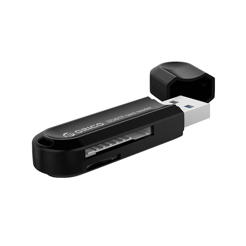 Orico CRS21-BK TF/SD čitač memorijskih kartica, USB 3.0, do 2TB (crni)