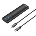 M.2 SATA/NVMe kućište vanjskog diska, Orico PWDM2-G2-BK-EP, USB-C, 10 Gbps (crno)