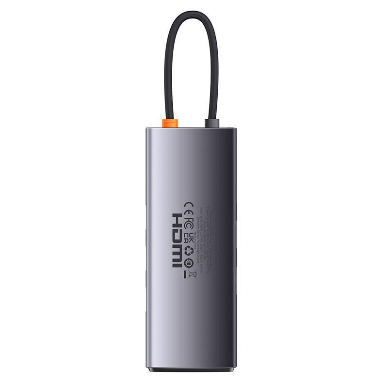 Hub 8u1 Baseus StarJoy serija, USB-C do 3x USB 3.1 + HDMI + USB-C PD + RJ45 + microSD/SD