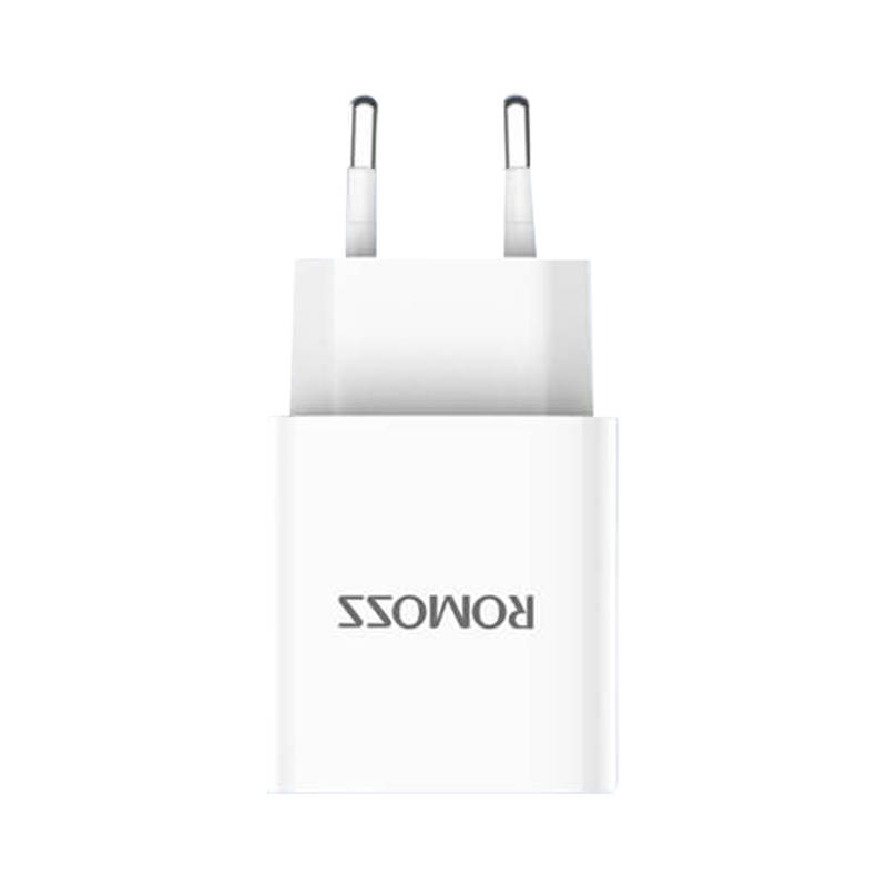 Zidni punjač Romoss AC20T USB + USB-C 20W (bijeli)