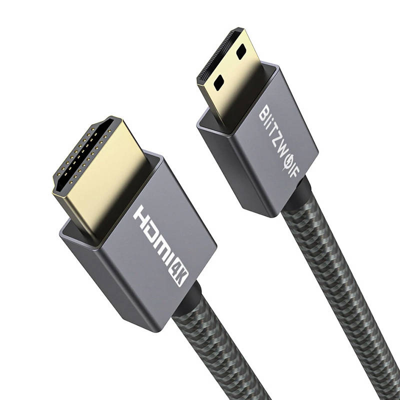 HDMI na HDMI kabel, Blitzwolf BW-HDC4, 4K, 1,2 m (crni)