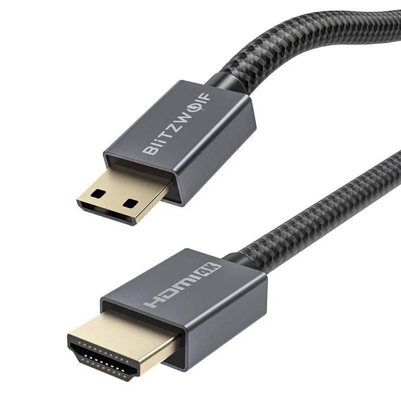 HDMI na HDMI kabel, Blitzwolf BW-HDC4, 4K, 1,2 m (crni)