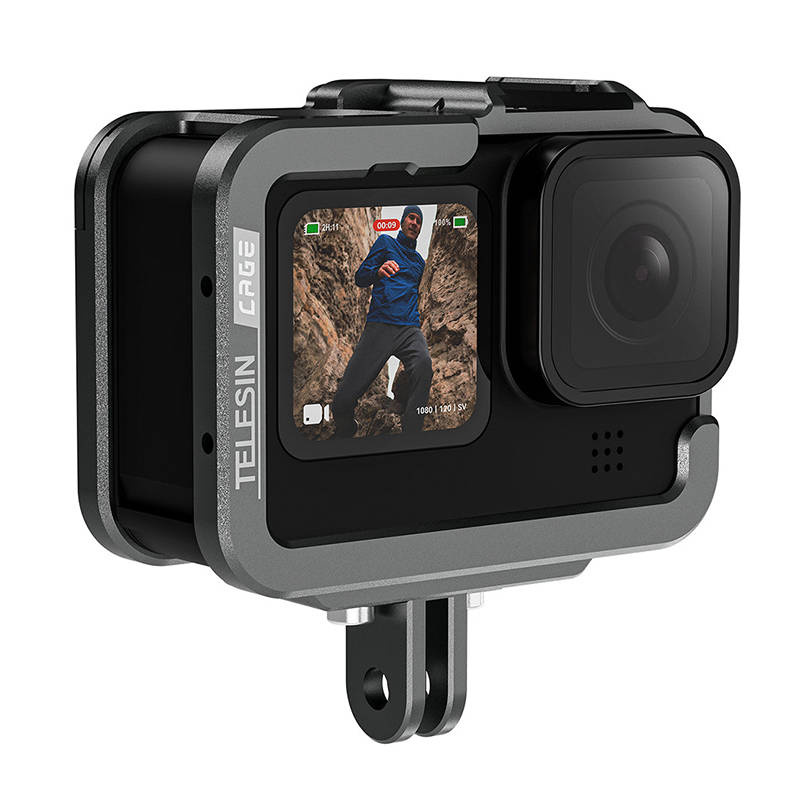 TELESIN Aluminijski kavez za GoPro Hero 11/10/9 +vertikalni adapter