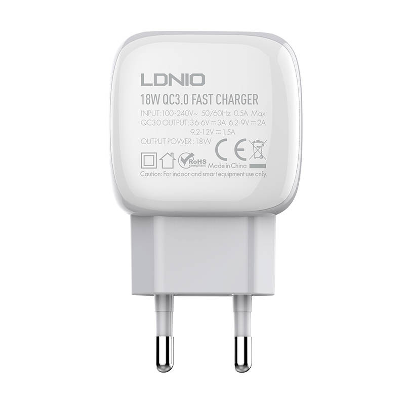 Zidni punjač LDNIO A1306Q 18W + MicroUSB kabel