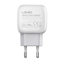 Zidni punjač LDNIO A1306Q 18W + MicroUSB kabel