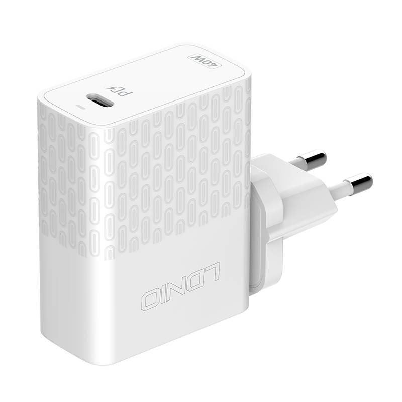 Zidni punjač LDNIO A1405C USB-C 40W + USB-C - Lightning kabel