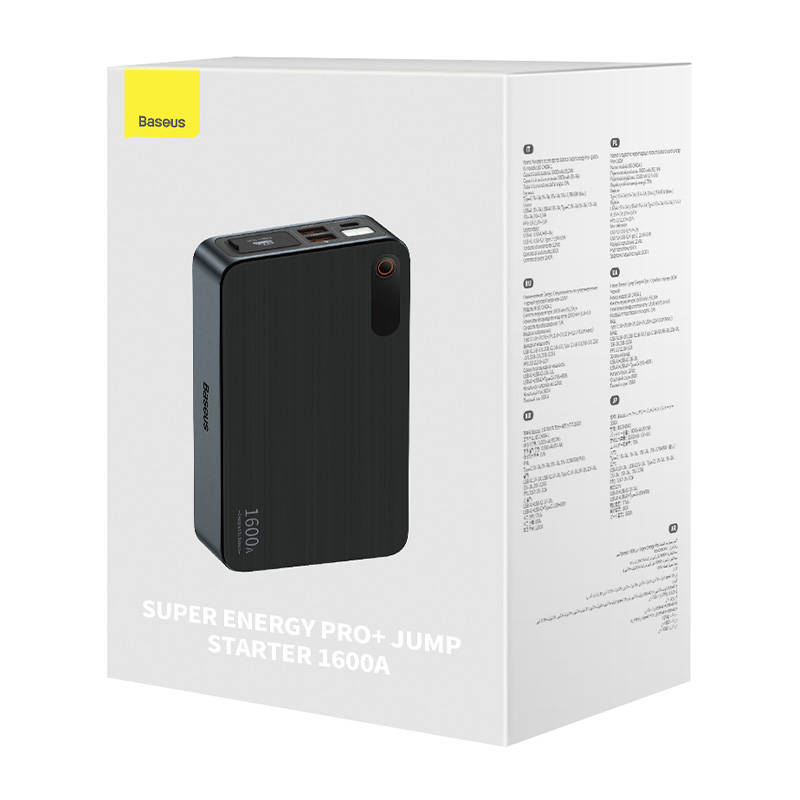 Powerbank/Baseus Super Energy PRO autopokretač, 1600A, USB (crni)