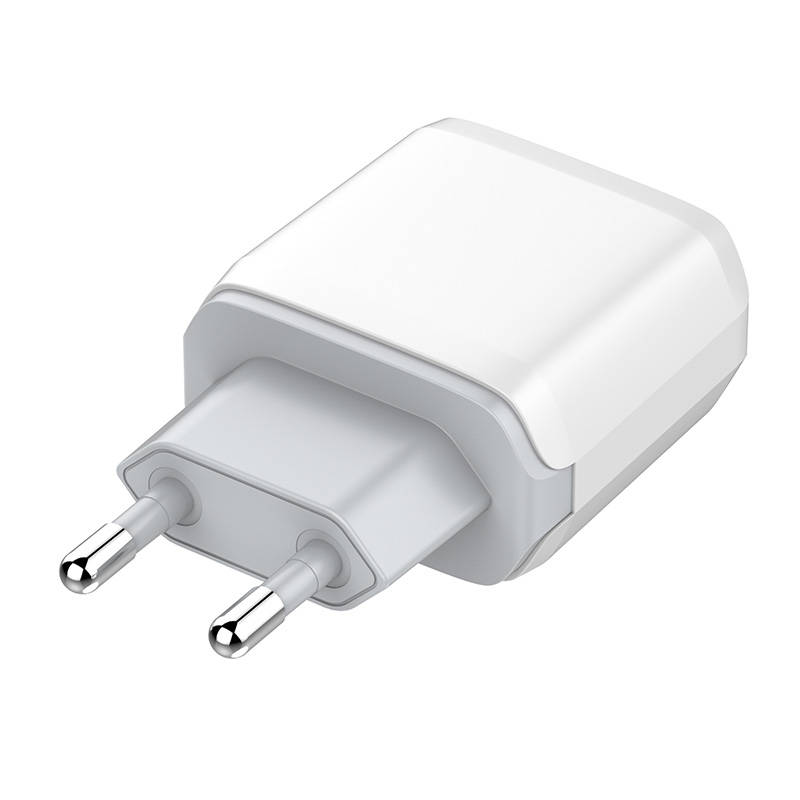 Zidni punjač LDNIO A2421C USB, USB-C 22.5W + USB-C - Lightning kabel